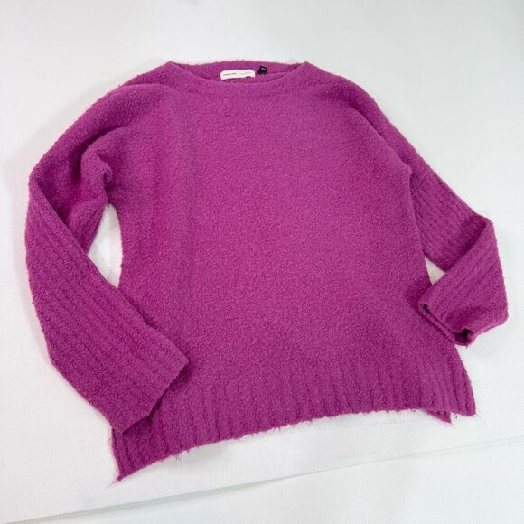 Sleeping On Snow Sweater Womens Medium Pink Merino Wool Alpaca Blend Pullover - Picture 1 of 8